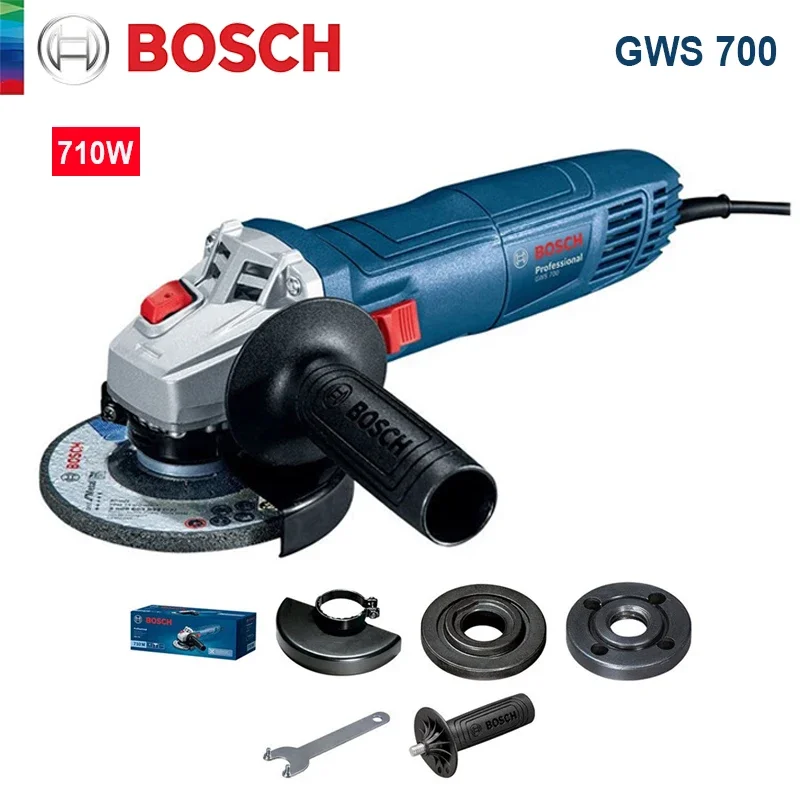 Tools Heavy Equipment - Esmerilhadeira Angular Bosch GWS 700 com