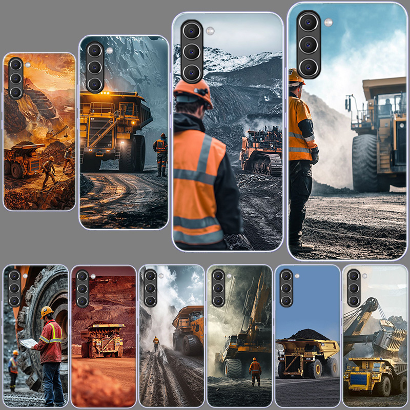Dump Truck Heavy Equipment - Capa de Celular Reforçada para Inspeção