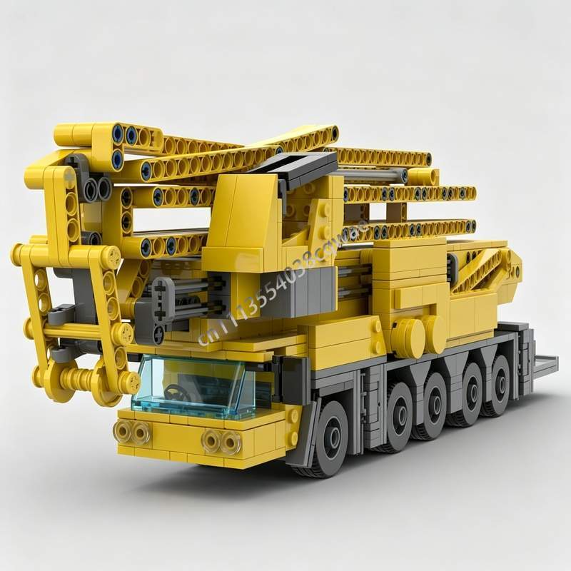 Heavy Equipment Lego - 1182 Peças Guindaste de Torre MOC