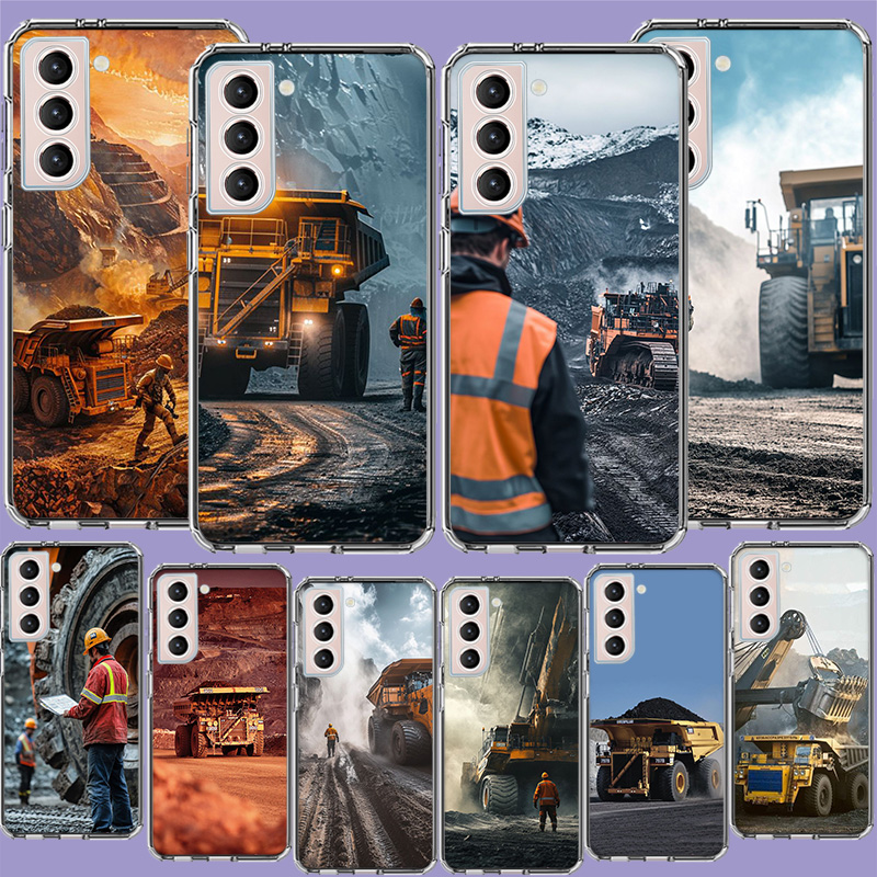 Dump Truck Heavy Equipment - Capa de Celular Robusta para Inspeção