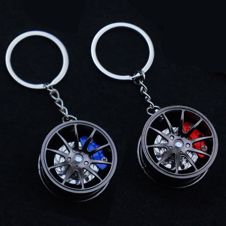 Heavy Equipment Keychain - Moda metal roda hub chaveiro fidget