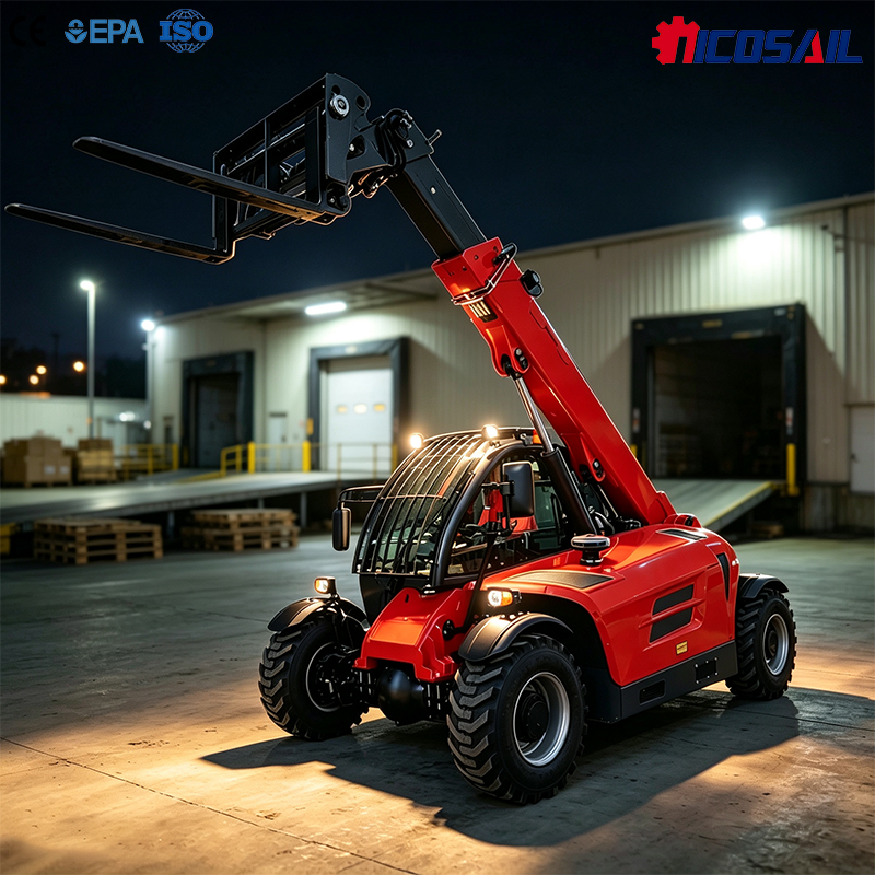 Heavy Equipment And Rentals - Fornecimento de Fábrica: Empilhador Telescópico Compacto