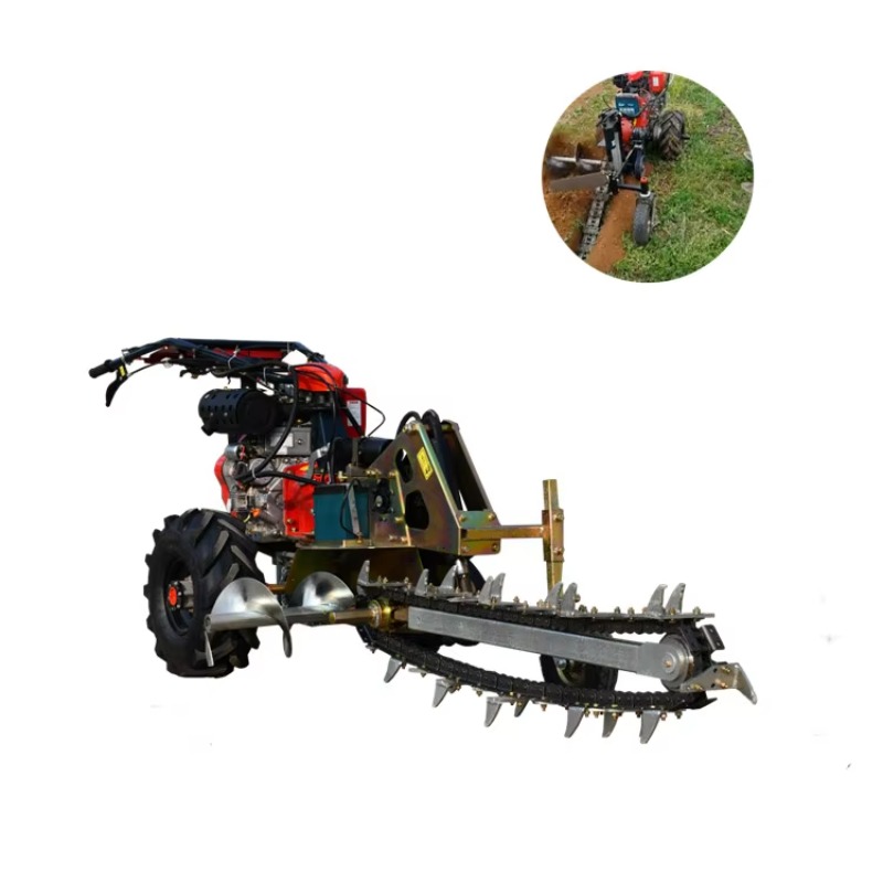 Vários tipos de máquinas de es - Trencher Machine Small avaliação e preço