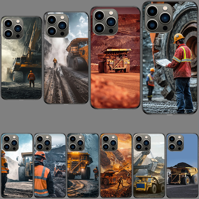 Capa de Celular Robusta com De - Dump Truck Heavy Equipment avaliação e preço