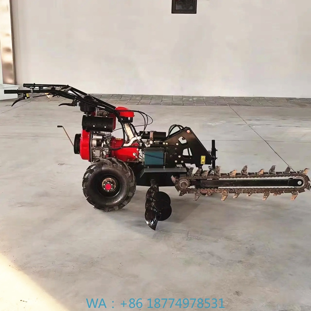 Máquina de escavadeira para ve - Trencher Machine Small avaliação e preço