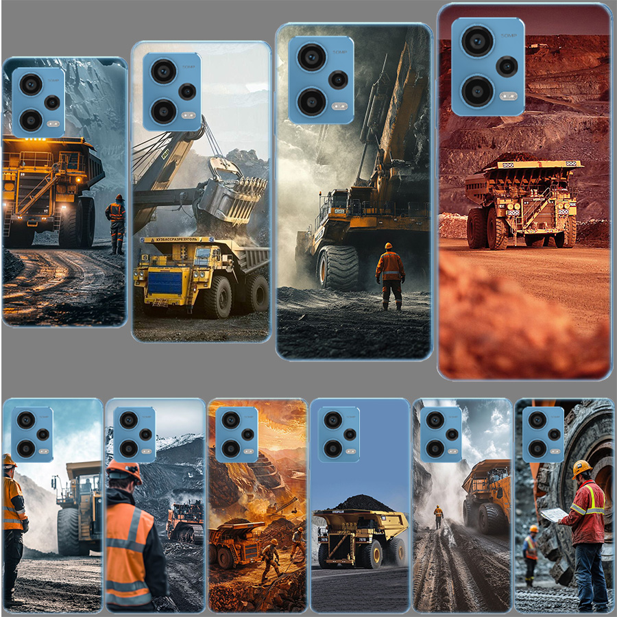 Capa de Celular Robusta com De - Dump Truck Heavy Equipment avaliação e preço