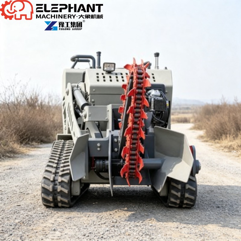 Escavadeira de Esteira Compact - Trencher Machine Small avaliação e preço