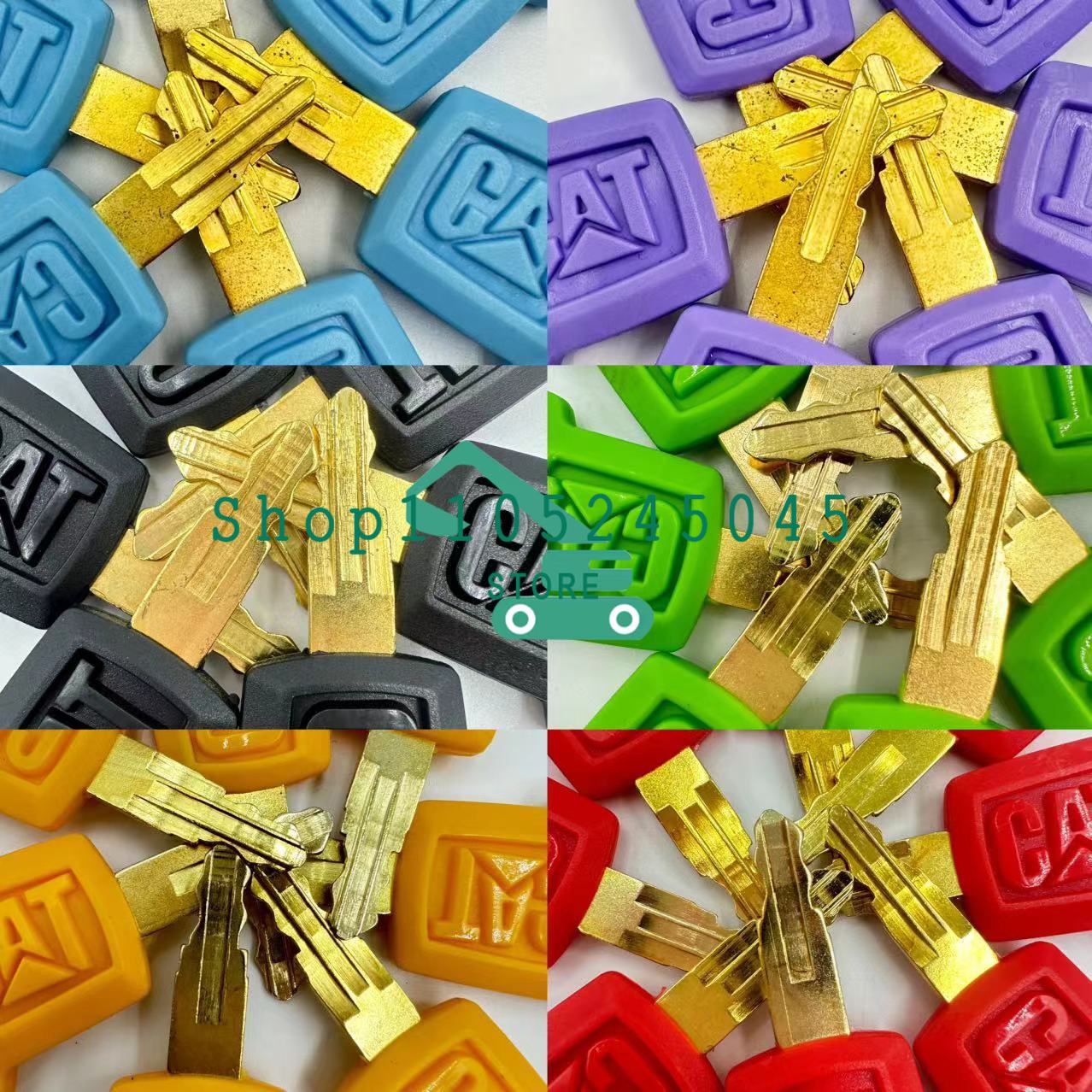 30 PEÇAS Chaves de Ignição 5P8 - Heavy Equipment Yellow avaliação e preço
