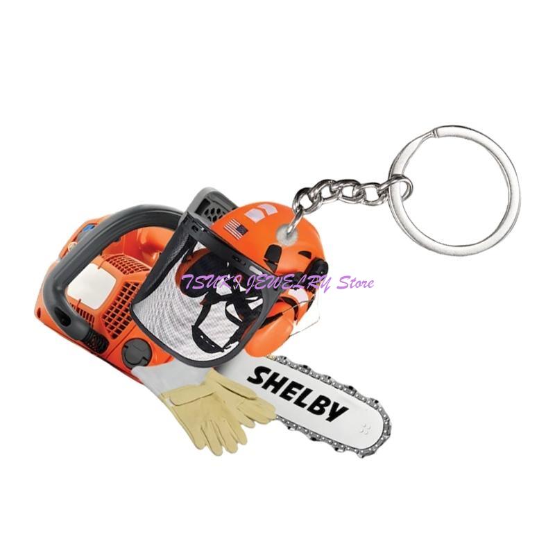 Chaveiro acrílico resistente e - Heavy Equipment Keychain avaliação e preço