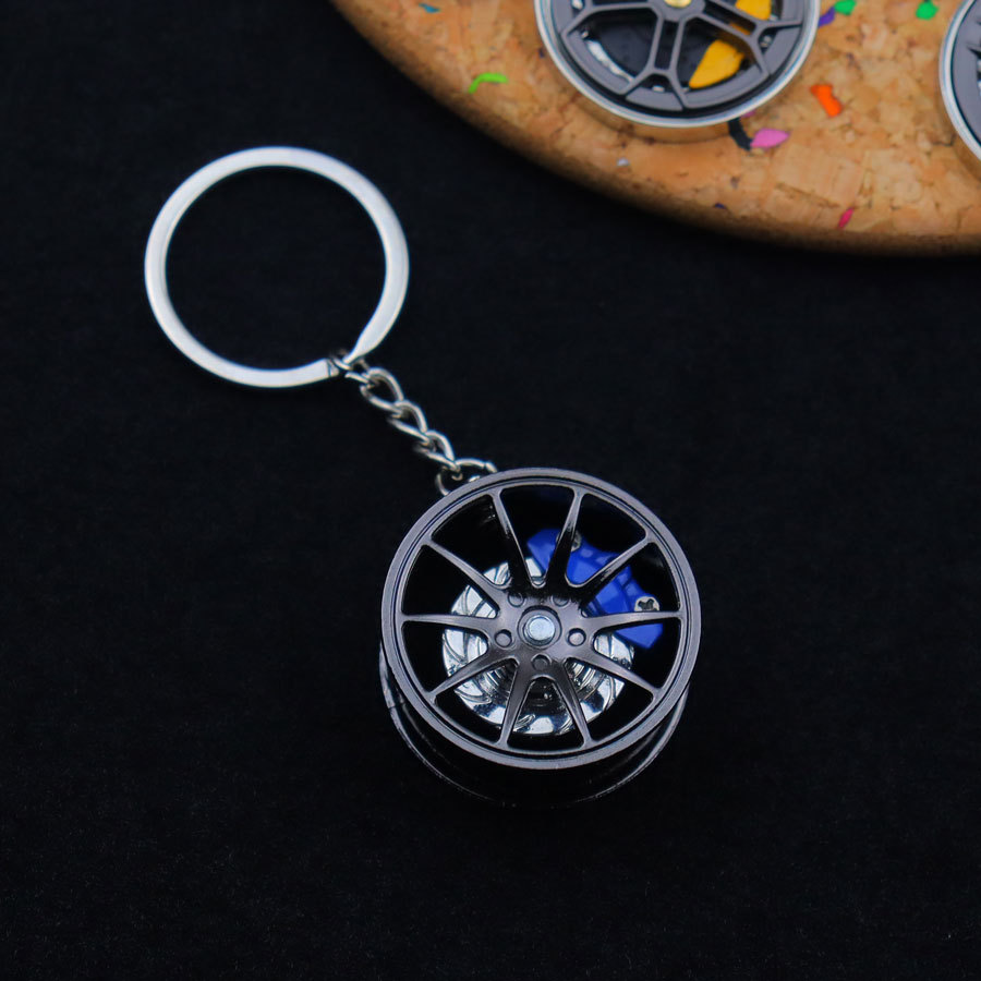 Moda metal roda hub chaveiro f - Heavy Equipment Keychain avaliação e preço